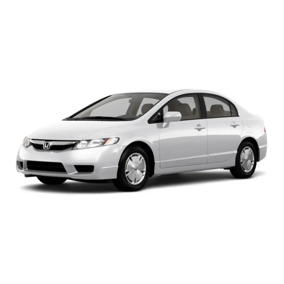 Honda 2010 Civic Hybrid Owner's Manual