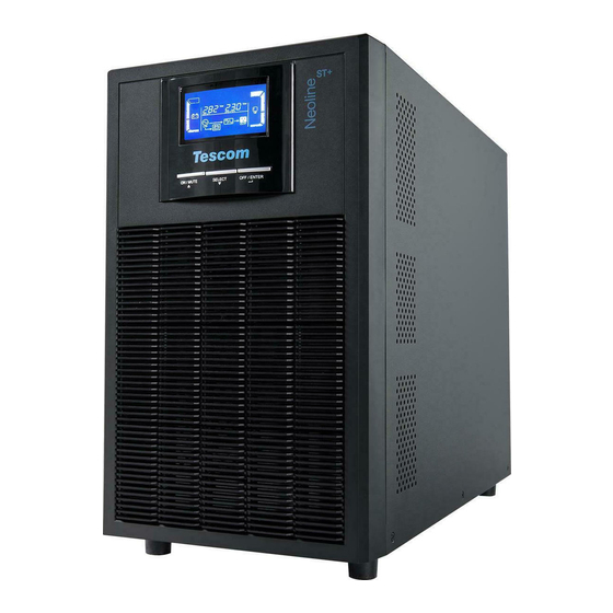 Tescom NEOLINE PLUS  1102ST Manuals