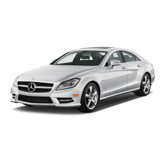 Mercedes-Benz CLS 2012 Owner's Manual