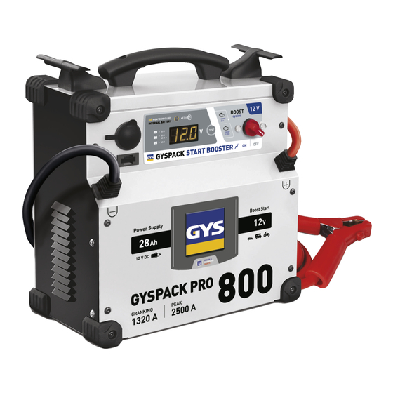 GYS GYSPACK PRO 800 Operating Manual