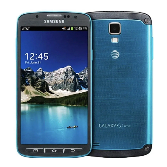 Samsung Galaxy 4 Active Quick Reference Manual