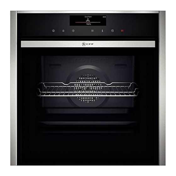 NEFF B58VT28N0B Instruction Manual