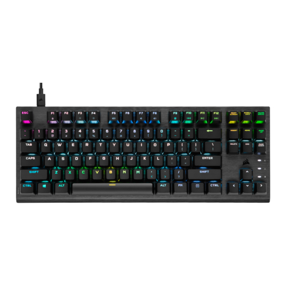 Corsair K60 PRO TKL Quick Start Manual