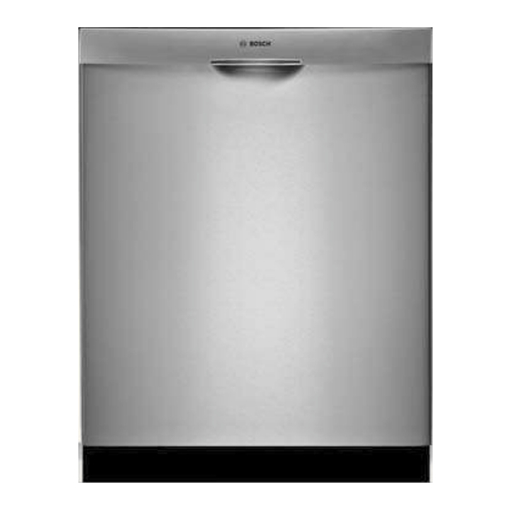 Bosch SHE55RF5UC Use And Care Manual