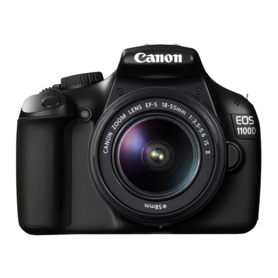 Canon EOS REBEL T3 EOS 1100D Manual Basico De Instrucciones