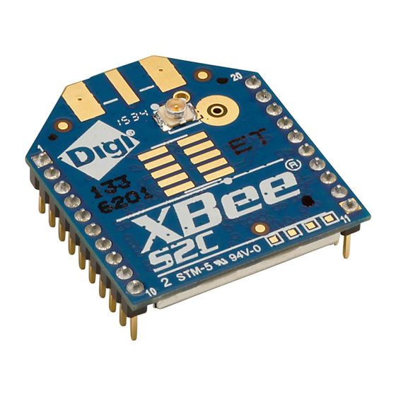 Digi XBee ZigBee S2C User Manual