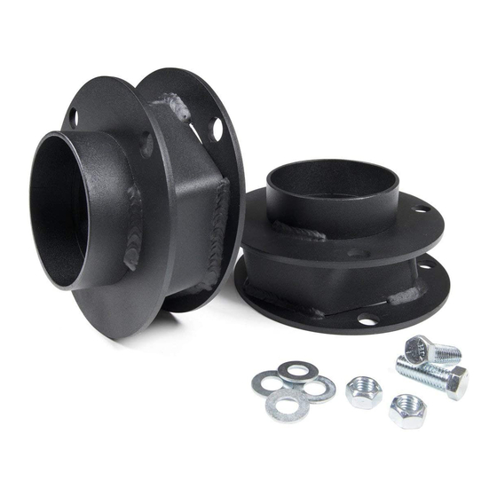 Zone Offroad Products D1201 Installation Instructions