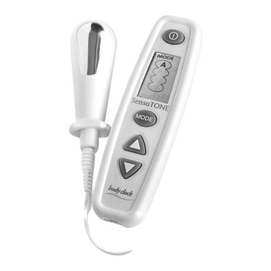 Body Clock SensaTONE Instructions For Use Manual