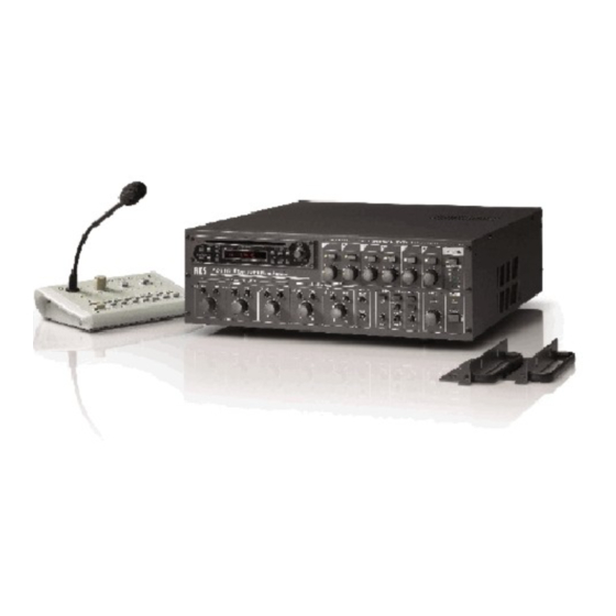 RCS AUDIO-SYSTEMS VLZ Series Operating Instructions Manual