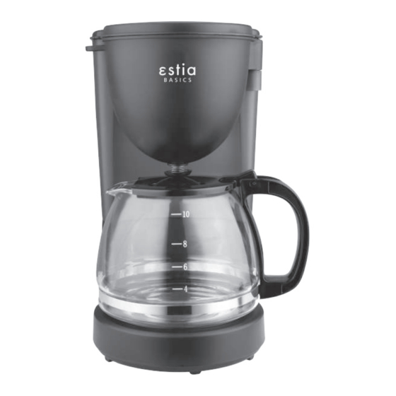 Estia BASICS 06-10058 Coffee Maker Manuals