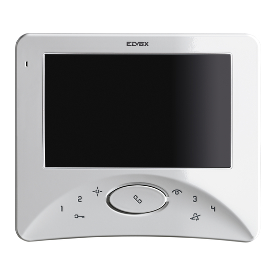 Elvox wide TOUCH 7311 Operating Instructions Manual