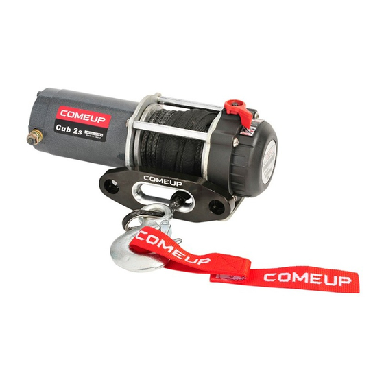Comeup Winch Cub 2s Manual