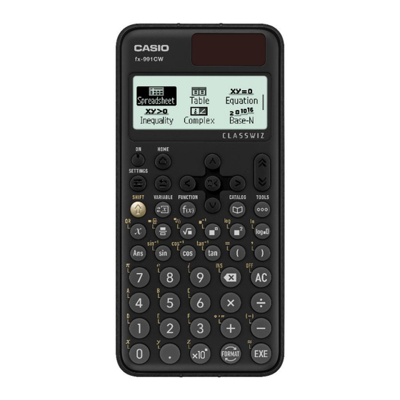CASIO CLASSWIZ FX 991CW MANUAL Pdf Download ManualsLib casio-classwiz-fx-991cw-manual-pdf-download-manualslib