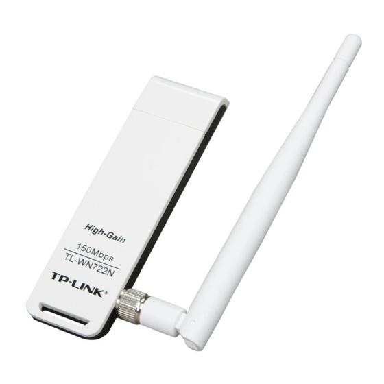 TP-Link TL-WN722N Specifications