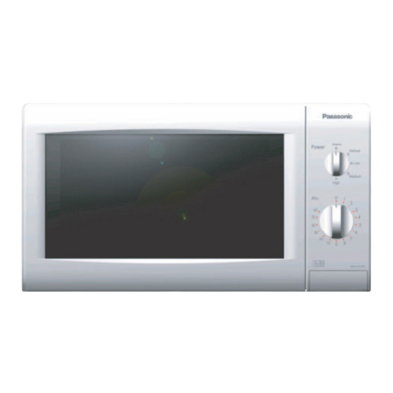 User Manuals: Panasonic NN-E205WB BPQ Microwave Oven