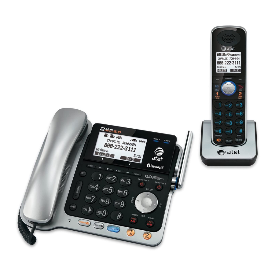 AT&T TL86109 User Manual
