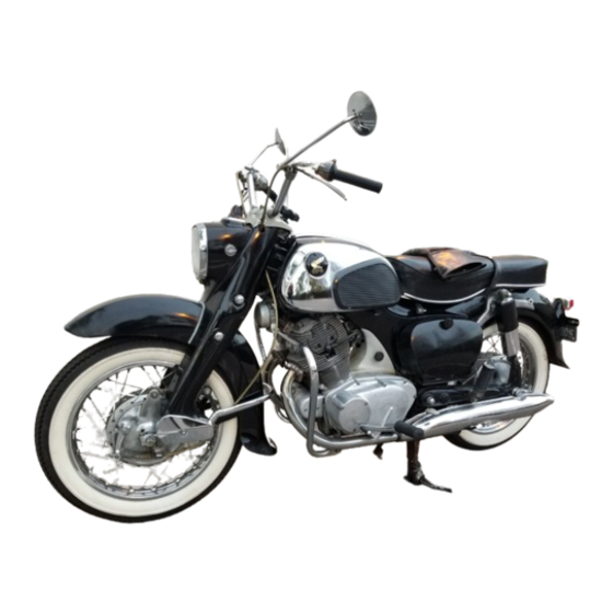 Honda CB72 Shop Manual