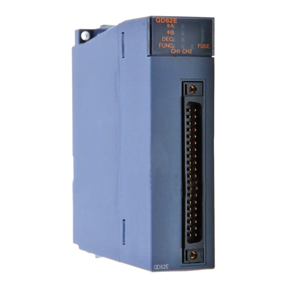 Mitsubishi Electric QD62 User Manual