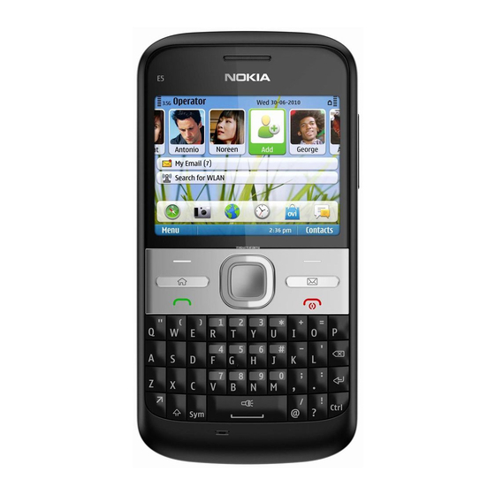 Nokia E5–00 User Manual