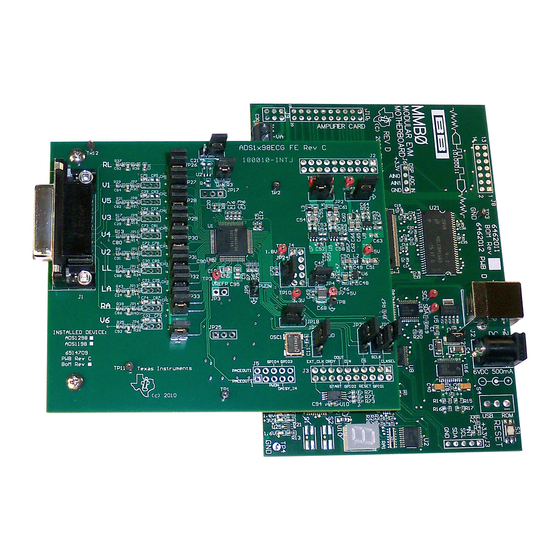Texas Instruments ADS1298ECG-FE User Manual