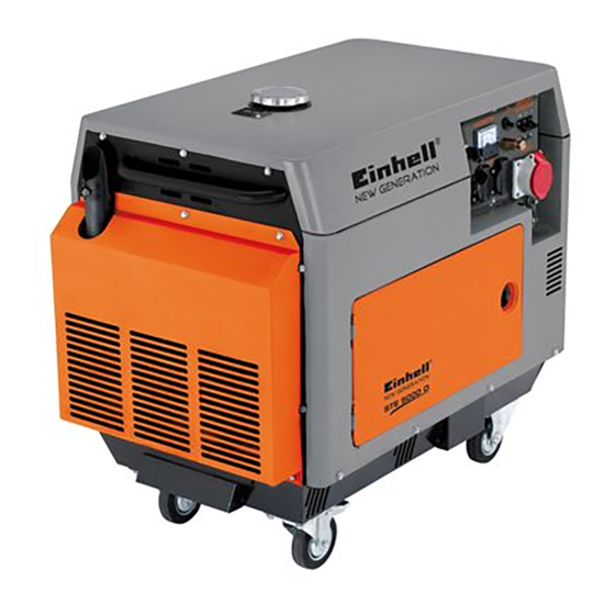 EINHELL NEW GENERATION STE 5000D Operating Instructions Manual