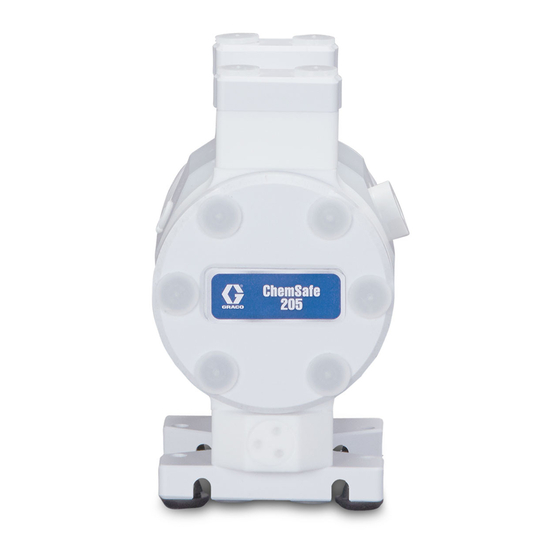 Graco ChemSafe 205 Instructions - Parts Manual