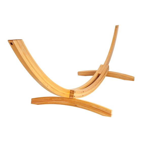 Pawleys Island Roman Arc Cypress Hammock Stand Instructions