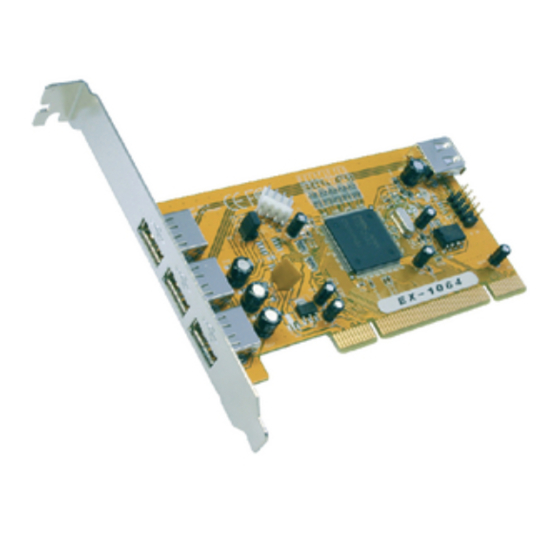 Exsys EX-1062 Quick Start Manual