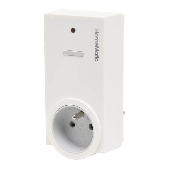 HomeMatic HM-ES-PMSw1-Pl Operating Manual