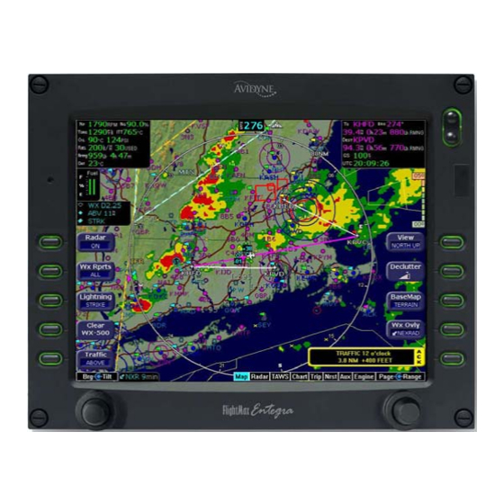 Avidyne Entegra EX5000 Pilot's Manual