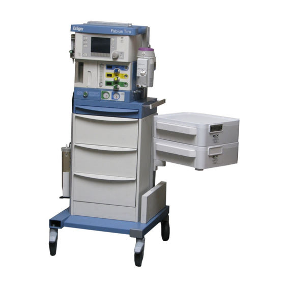 Dräger Medical Fabius GS Rail Manual