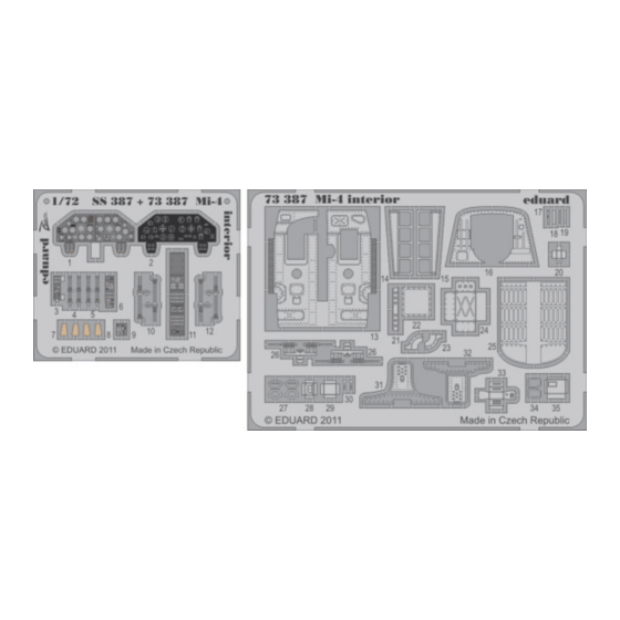 Eduard Mi-4 interior S.A. Assembly Instructions