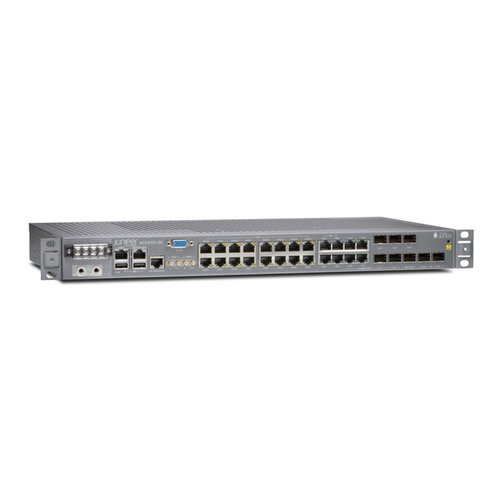 Juniper ACX Series Quick Start Manual
