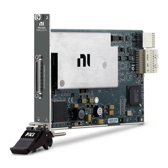 National Instruments PCIe User Manual