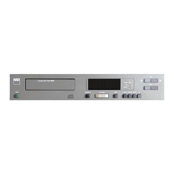 NAD 5240 Service Manual