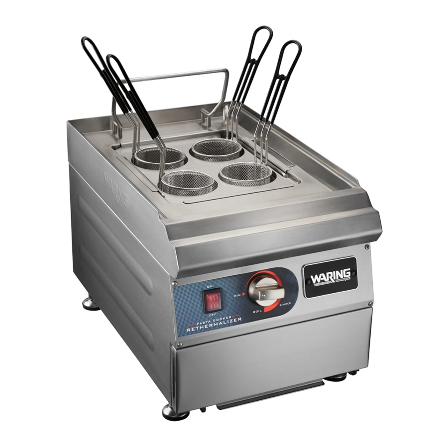 WARING COMMERRCIAL WPC100 - Electric Countertop Manual