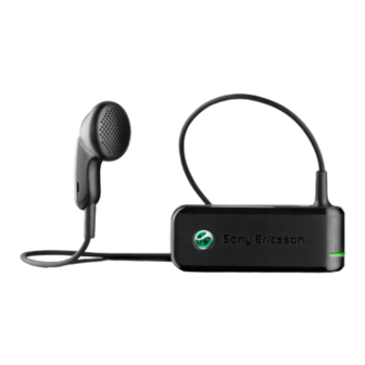 Sony Ericsson VH300 User Manual