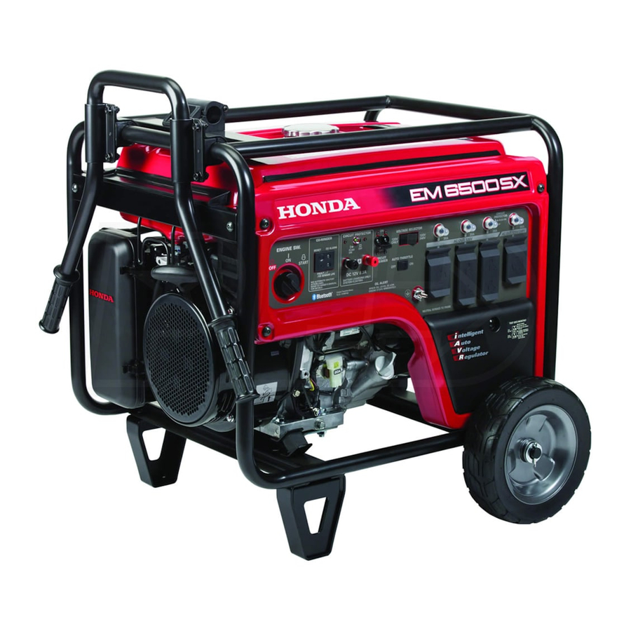Honda EM4000SX Owner's Manual