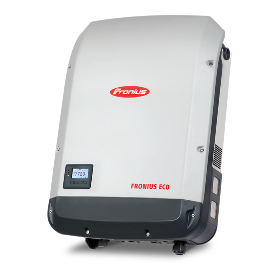 Fronius Symo Series Installation Instruction