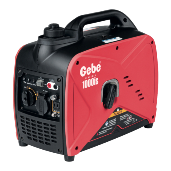 Krigsvoll GeBe POWERMAN 1000is Manual