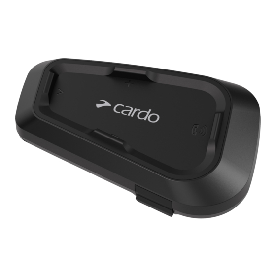 Cardo Systems Spirit HD Pocket Manual
