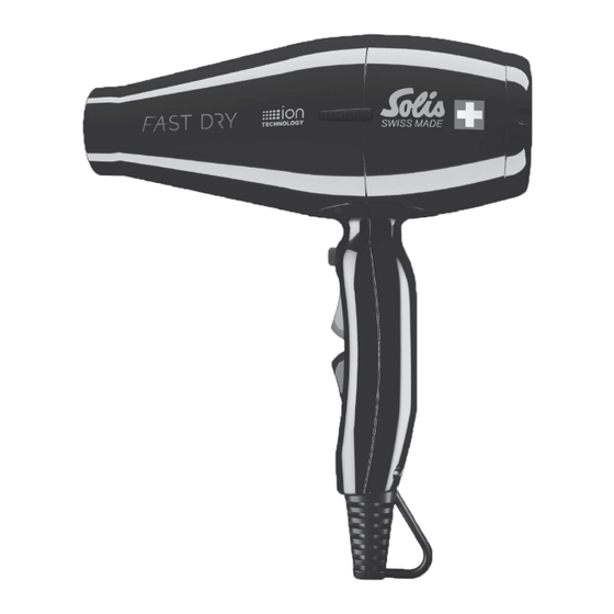 SOLIS FAST DRY 360 ionic Quick Start Manual