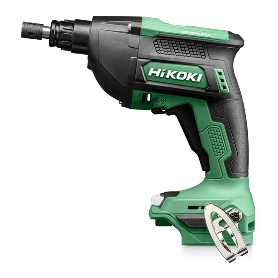 HIKOKI W18DA Handling Instructions Manual