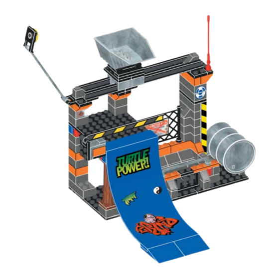 Mega Bloks TEENAGE MUTANT NINJA TURTLES 1401 Instructions Manual
