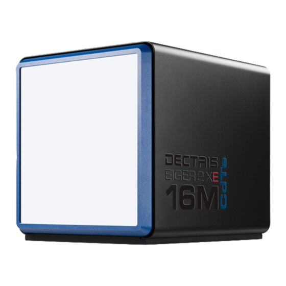 Dectris EIGER 2 XE CdTe 16M Technical Specifications