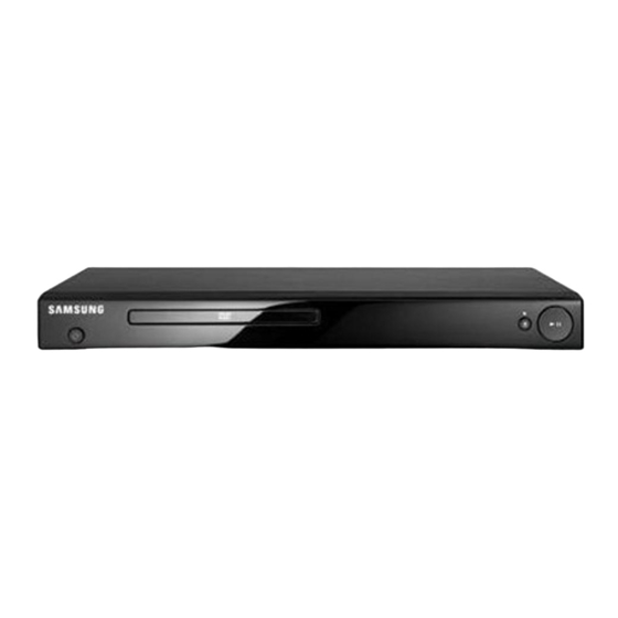 Samsung DVD-P191 User Manual