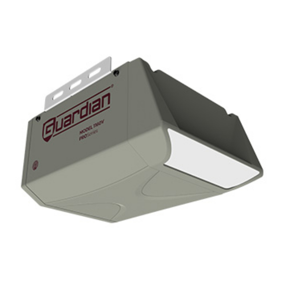 Guardian 1160V Manuals