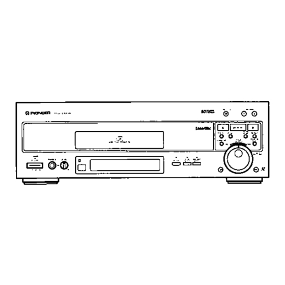 Pioneer CLD-D703 Manuals