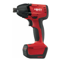 Hilti SIW 18T-A Operating Instructions Manual