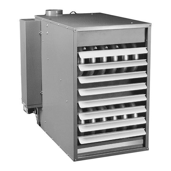 Sterling TUBULAR GAS FIRED PROPELLER UNIT HEATERS Installation Instructions And Parts List